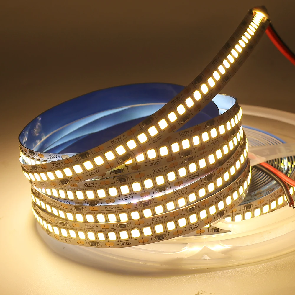 DC 12V Led Strip SMD 5050 5054 2835 Waterproof 6000K 4000K 3000K 60 120 240Leds/m Flexible LED Ribbon Tape Light Strip Lamp 5m