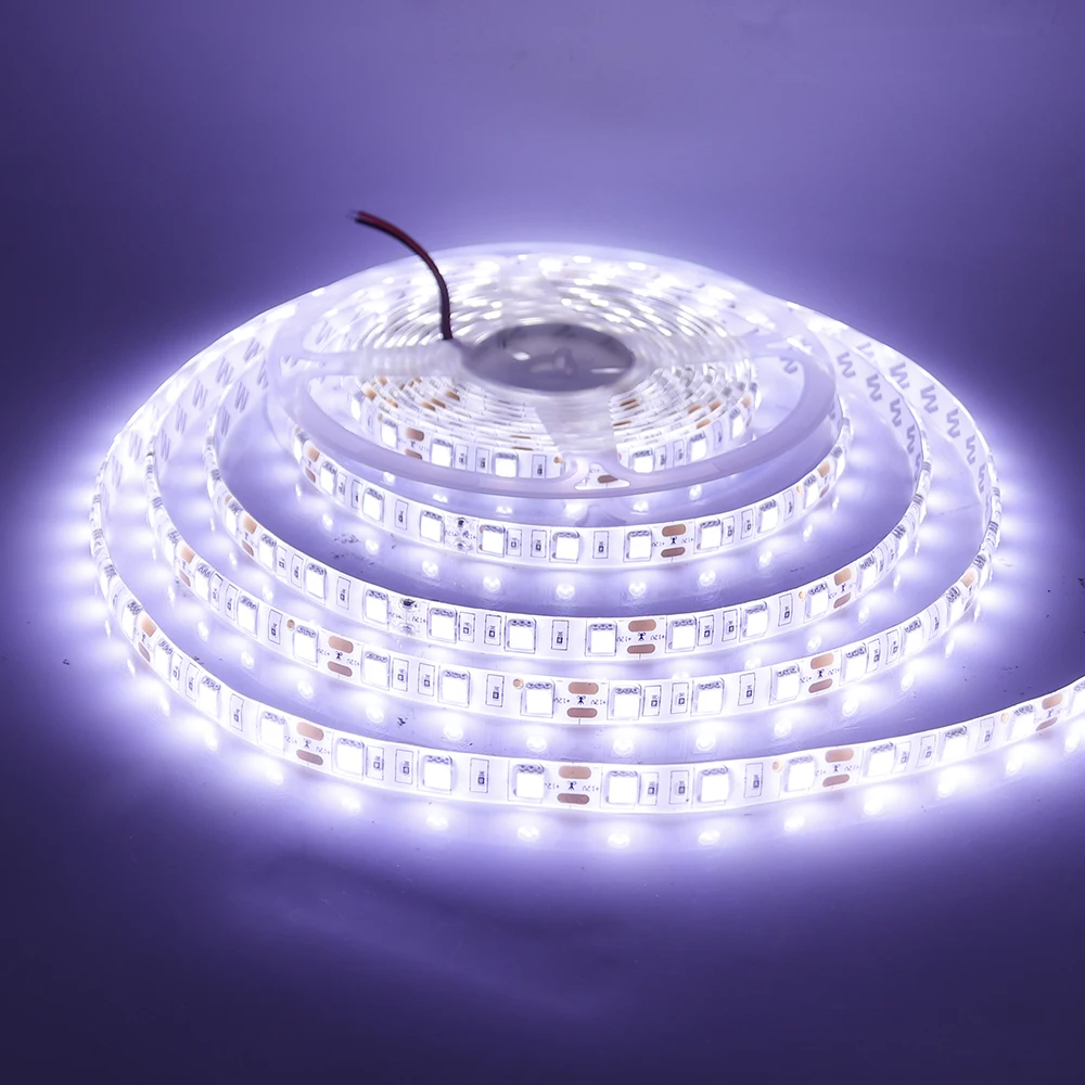 DC 12V Led Strip SMD 5050 5054 2835 Waterproof 6000K 4000K 3000K 60 120 240Leds/m Flexible LED Ribbon Tape Light Strip Lamp 5m