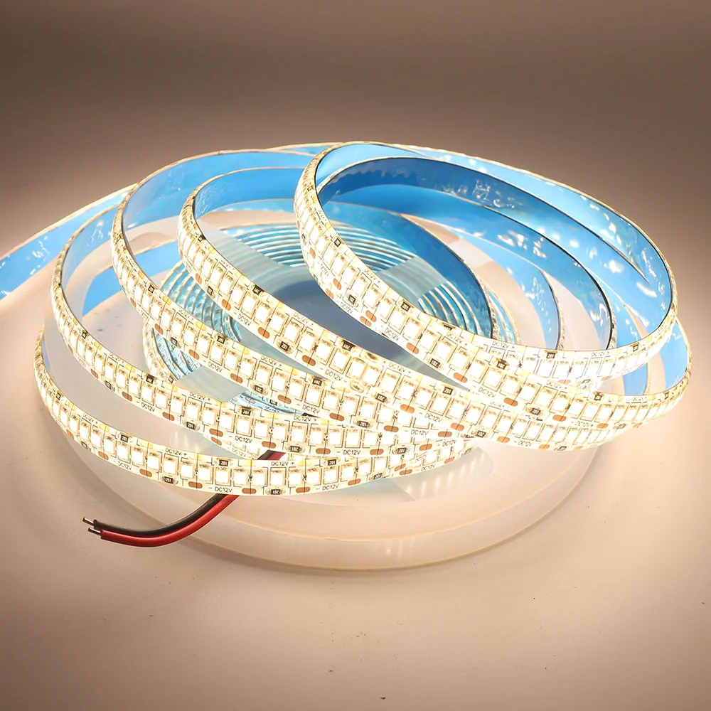 DC 12V Led Strip SMD 5050 5054 2835 Waterproof 6000K 4000K 3000K 60 120 240Leds/m Flexible LED Ribbon Tape Light Strip Lamp 5m
