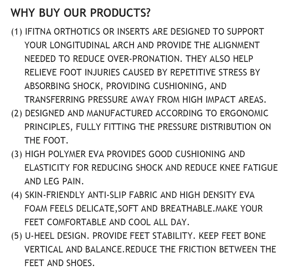 Severe Flat Foot Orthotic Insole Plantar Fasciitis Relieve Heel Pain Arch Support Shoes Insert For Women Men Sneakers Boots Sole