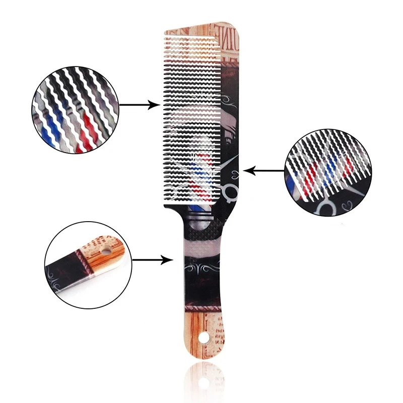 1Pc Men's Hair Cutting Comb Anti-slip Anti-static Hairstylist Trimming Hair Comb Barber Shop Pro Hairdressing Hairbrush Y0724