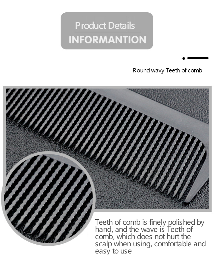 1Pc Men's Hair Cutting Comb Anti-slip Anti-static Hairstylist Trimming Hair Comb Barber Shop Pro Hairdressing Hairbrush Y0724