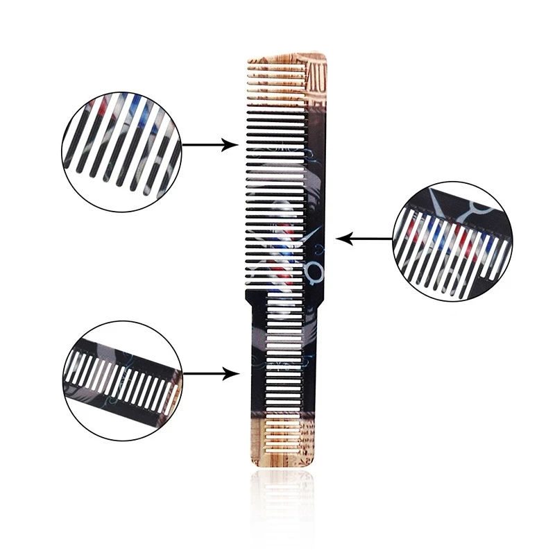 1Pc Men's Hair Cutting Comb Anti-slip Anti-static Hairstylist Trimming Hair Comb Barber Shop Pro Hairdressing Hairbrush Y0724