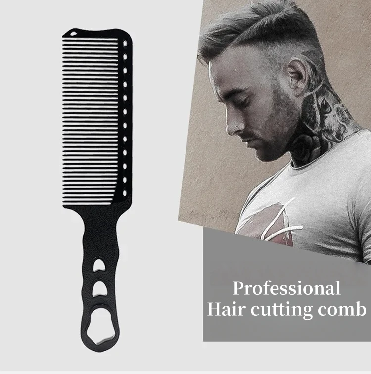 1Pc Men's Hair Cutting Comb Anti-slip Anti-static Hairstylist Trimming Hair Comb Barber Shop Pro Hairdressing Hairbrush Y0724
