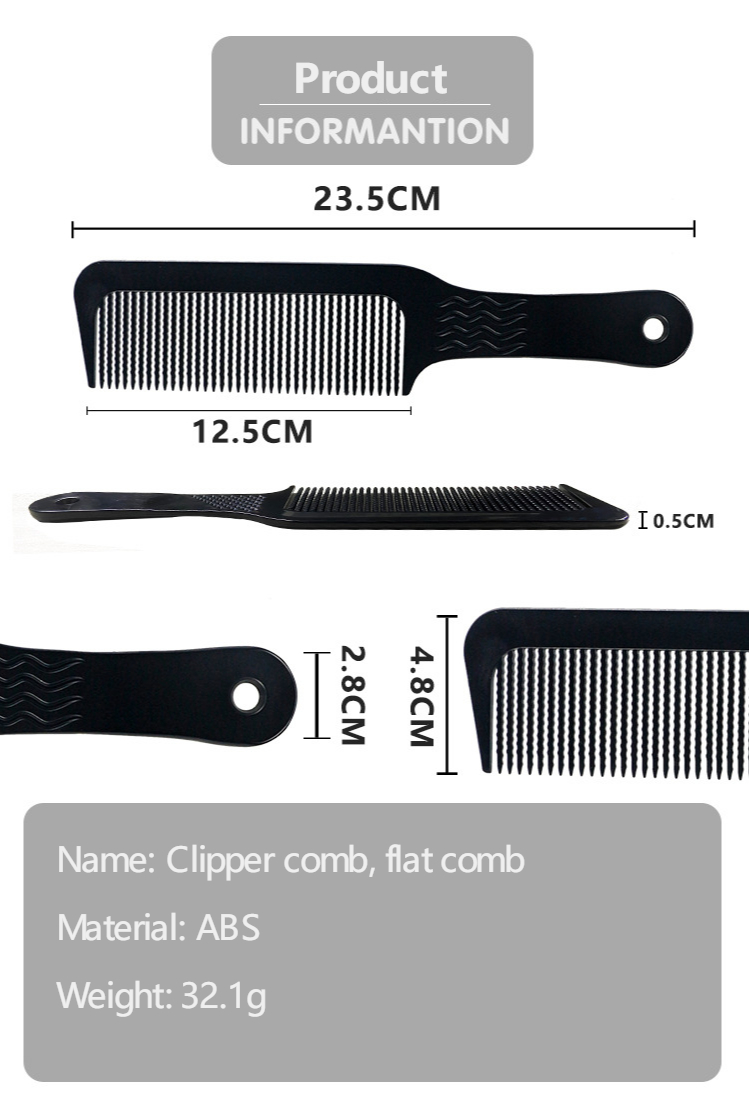 1Pc Men's Hair Cutting Comb Anti-slip Anti-static Hairstylist Trimming Hair Comb Barber Shop Pro Hairdressing Hairbrush Y0724