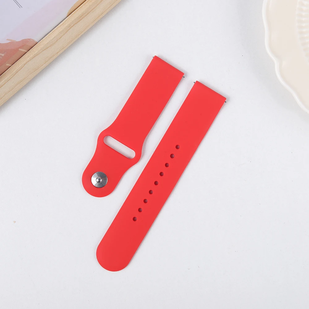 20mm/22mm Silicone Band For Amazfit GTS 3/2/2e/GTS2 Mini/GTR 42mm/47mm/GTR 3/3 Pro/2/2e Sport Watch Bracelet Amazfit Bip 6 Strap
