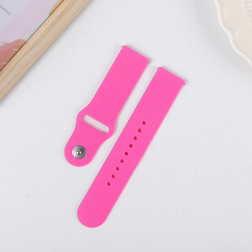 20mm/22mm Silicone Band For Amazfit GTS 3/2/2e/GTS2 Mini/GTR 42mm/47mm/GTR 3/3 Pro/2/2e Sport Watch Bracelet Amazfit Bip 6 Strap