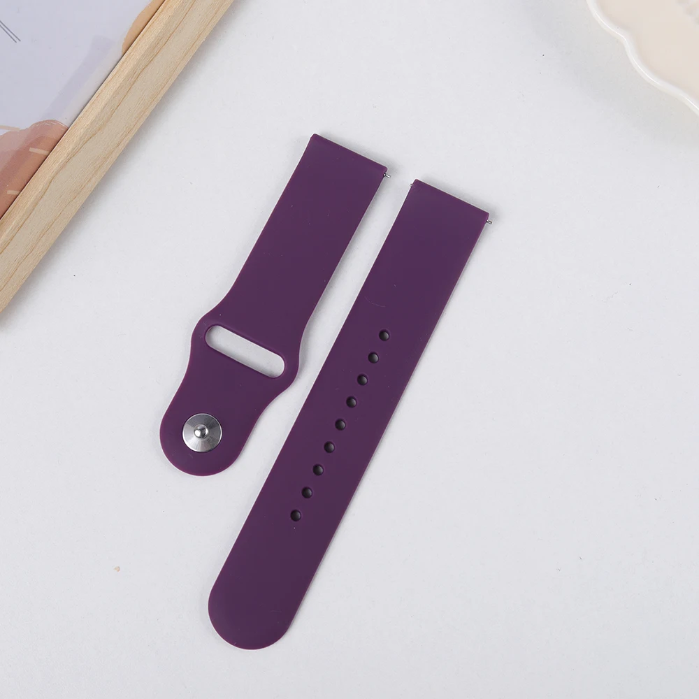 20mm/22mm Silicone Band For Amazfit GTS 3/2/2e/GTS2 Mini/GTR 42mm/47mm/GTR 3/3 Pro/2/2e Sport Watch Bracelet Amazfit Bip 6 Strap