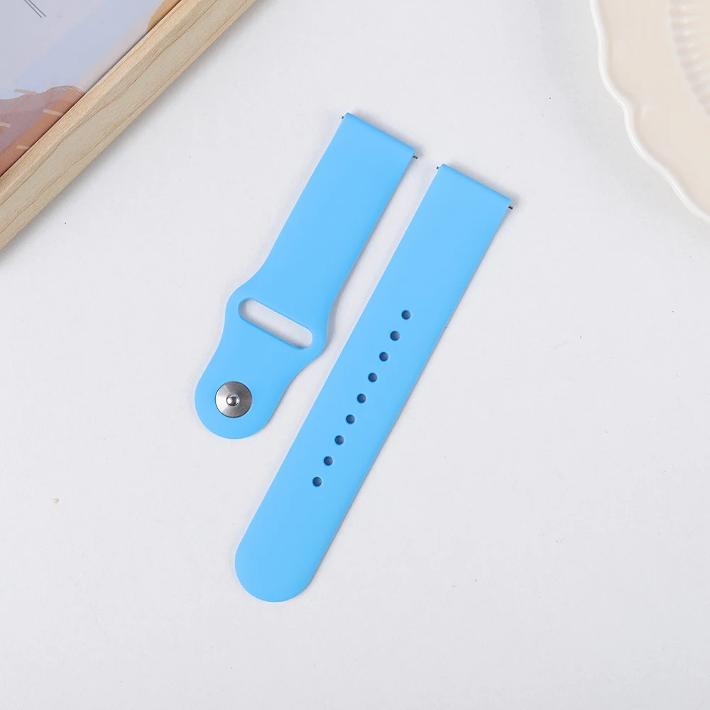 20mm/22mm Silicone Band For Amazfit GTS 3/2/2e/GTS2 Mini/GTR 42mm/47mm/GTR 3/3 Pro/2/2e Sport Watch Bracelet Amazfit Bip 6 Strap