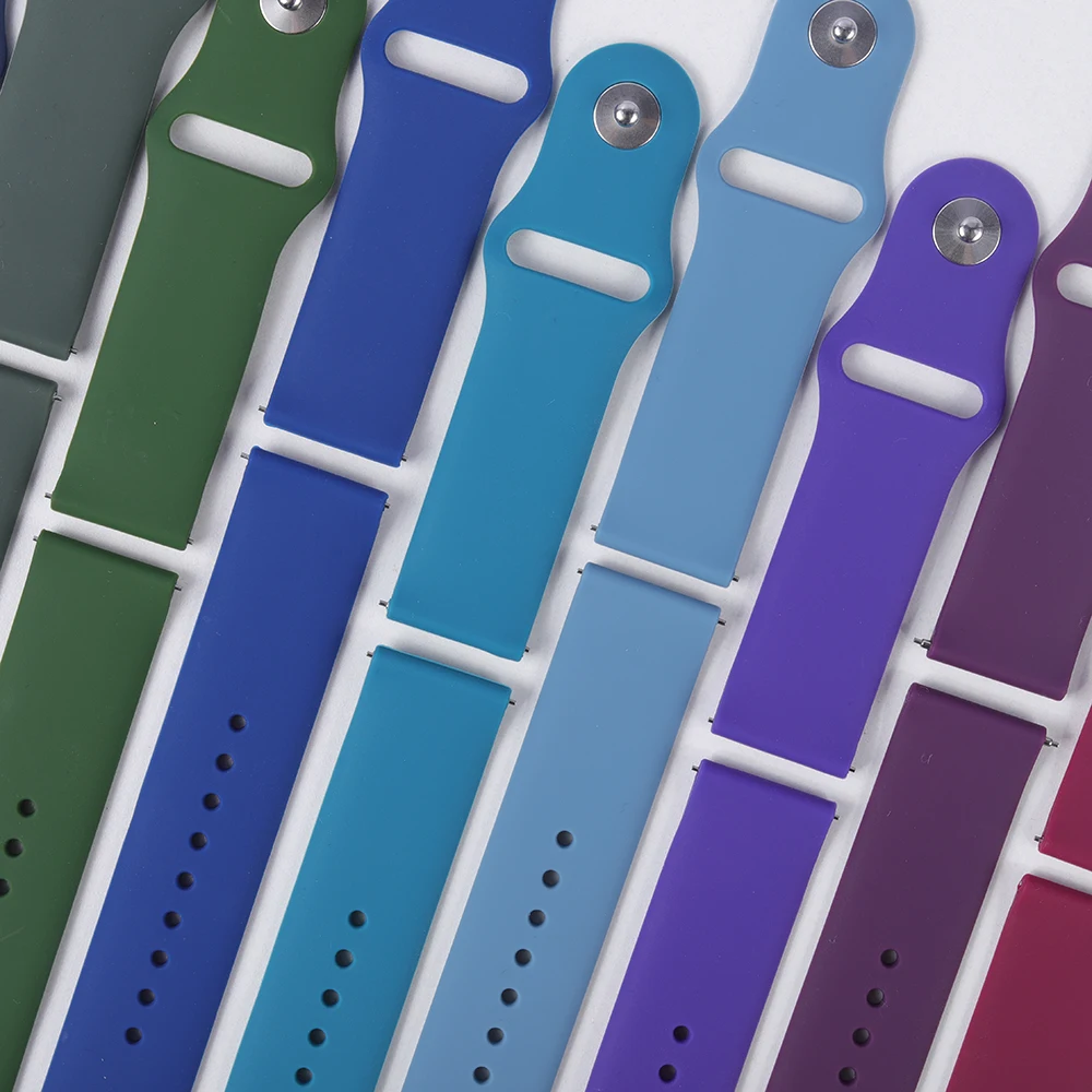20mm/22mm Silicone Band For Amazfit GTS 3/2/2e/GTS2 Mini/GTR 42mm/47mm/GTR 3/3 Pro/2/2e Sport Watch Bracelet Amazfit Bip 6 Strap