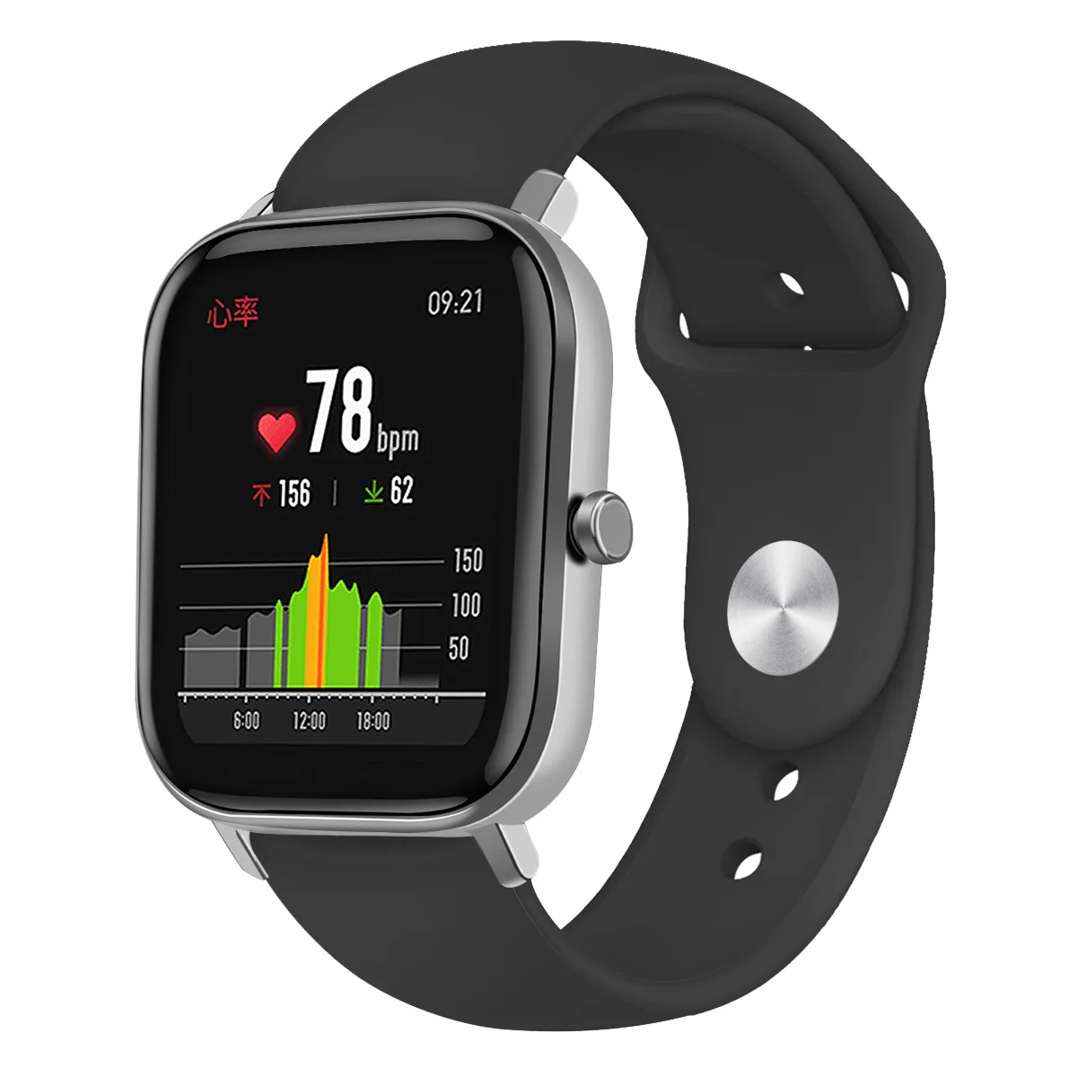 20mm/22mm Silicone Band For Amazfit GTS 3/2/2e/GTS2 Mini/GTR 42mm/47mm/GTR 3/3 Pro/2/2e Sport Watch Bracelet Amazfit Bip 6 Strap