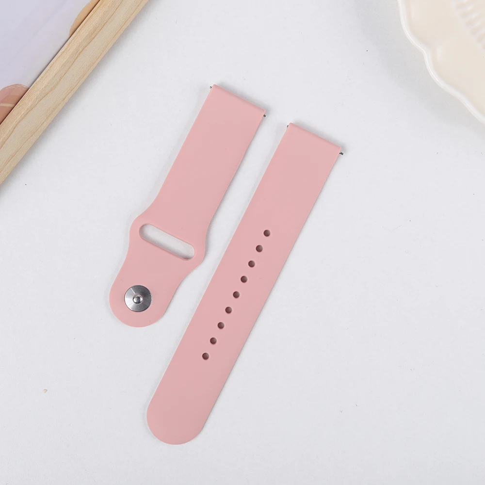 20mm/22mm Silicone Band For Amazfit GTS 3/2/2e/GTS2 Mini/GTR 42mm/47mm/GTR 3/3 Pro/2/2e Sport Watch Bracelet Amazfit Bip 6 Strap