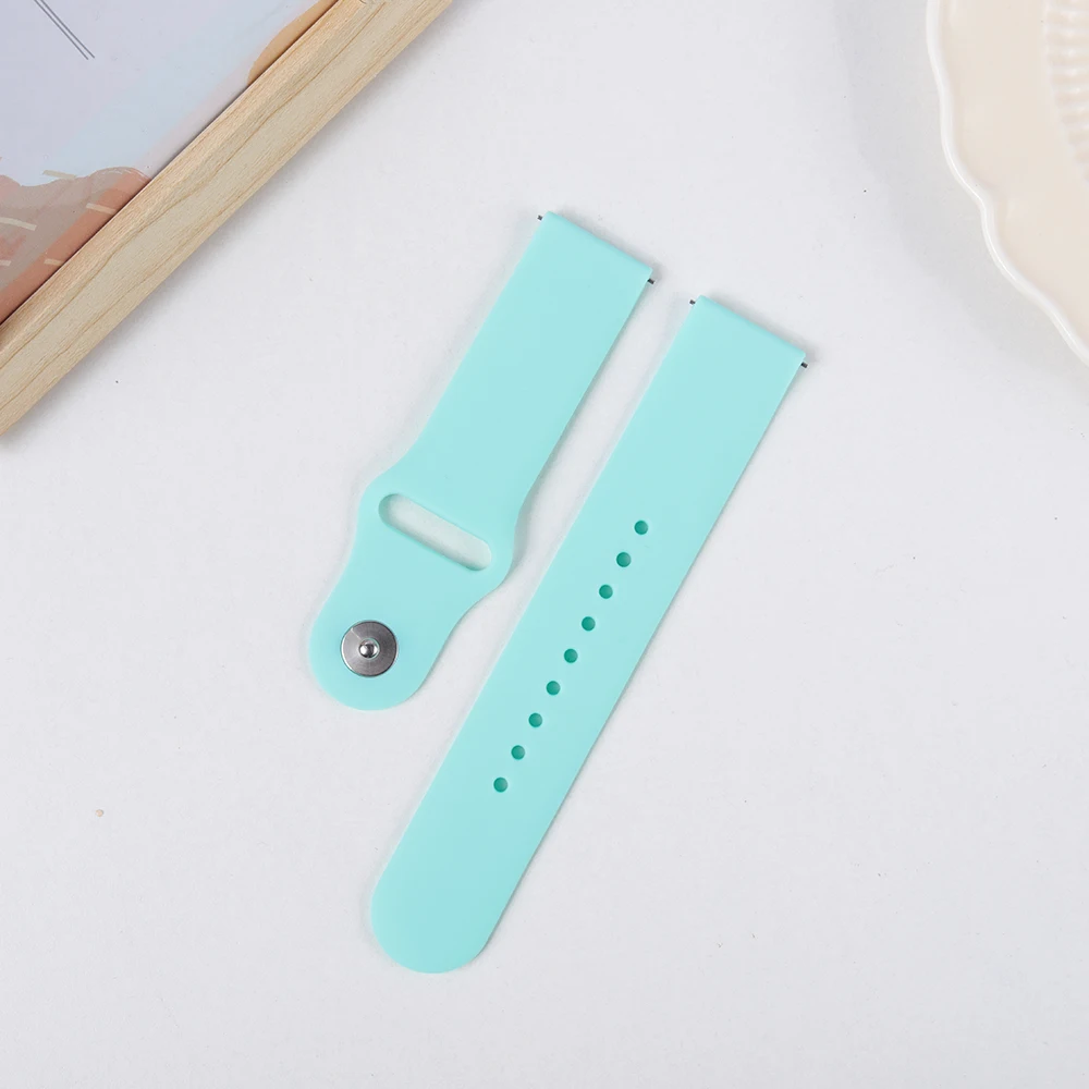 20mm/22mm Silicone Band For Amazfit GTS 3/2/2e/GTS2 Mini/GTR 42mm/47mm/GTR 3/3 Pro/2/2e Sport Watch Bracelet Amazfit Bip 6 Strap