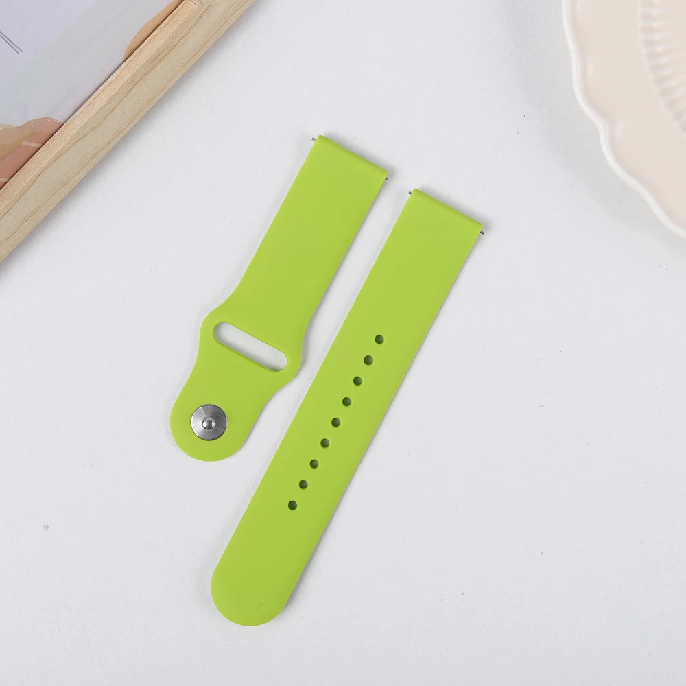 20mm/22mm Silicone Band For Amazfit GTS 3/2/2e/GTS2 Mini/GTR 42mm/47mm/GTR 3/3 Pro/2/2e Sport Watch Bracelet Amazfit Bip 6 Strap