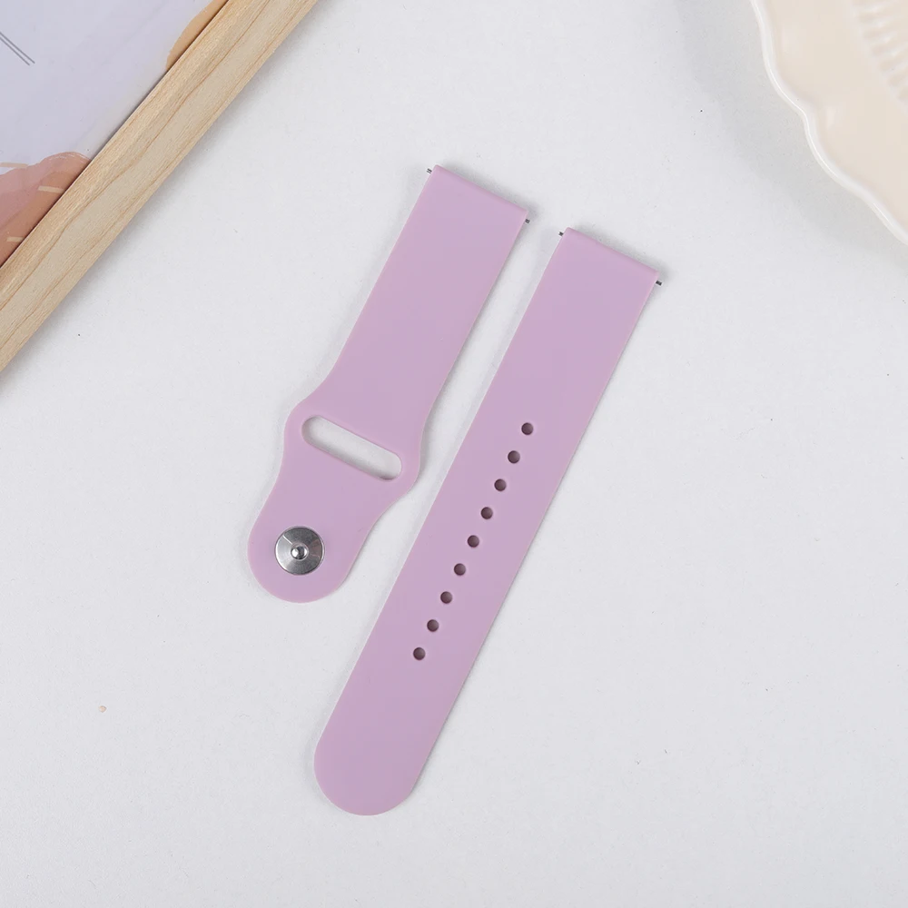 20mm/22mm Silicone Band For Amazfit GTS 3/2/2e/GTS2 Mini/GTR 42mm/47mm/GTR 3/3 Pro/2/2e Sport Watch Bracelet Amazfit Bip 6 Strap