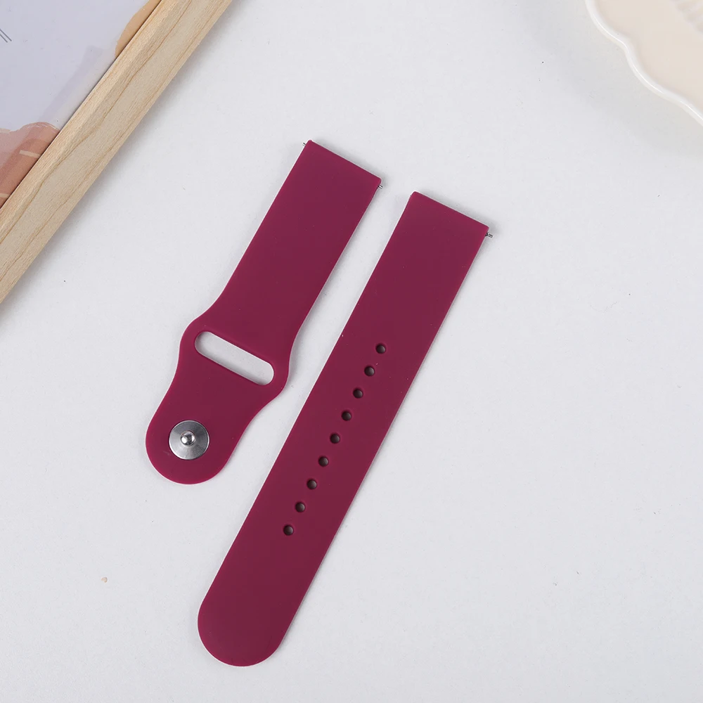 20mm/22mm Silicone Band For Amazfit GTS 3/2/2e/GTS2 Mini/GTR 42mm/47mm/GTR 3/3 Pro/2/2e Sport Watch Bracelet Amazfit Bip 6 Strap