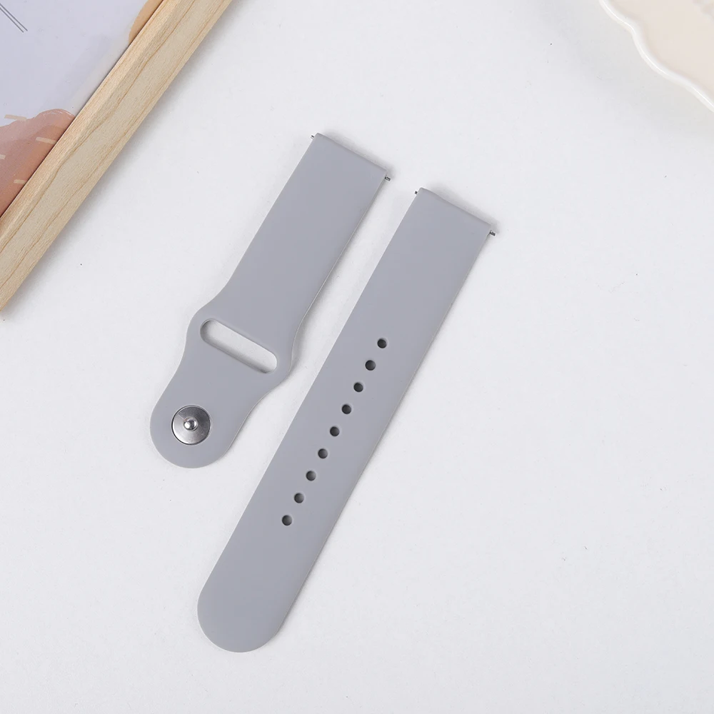 20mm/22mm Silicone Band For Amazfit GTS 3/2/2e/GTS2 Mini/GTR 42mm/47mm/GTR 3/3 Pro/2/2e Sport Watch Bracelet Amazfit Bip 6 Strap