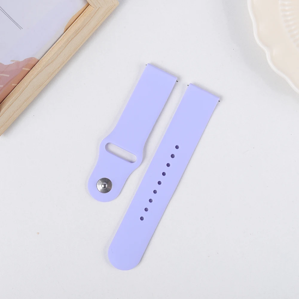 20mm/22mm Silicone Band For Amazfit GTS 3/2/2e/GTS2 Mini/GTR 42mm/47mm/GTR 3/3 Pro/2/2e Sport Watch Bracelet Amazfit Bip 6 Strap