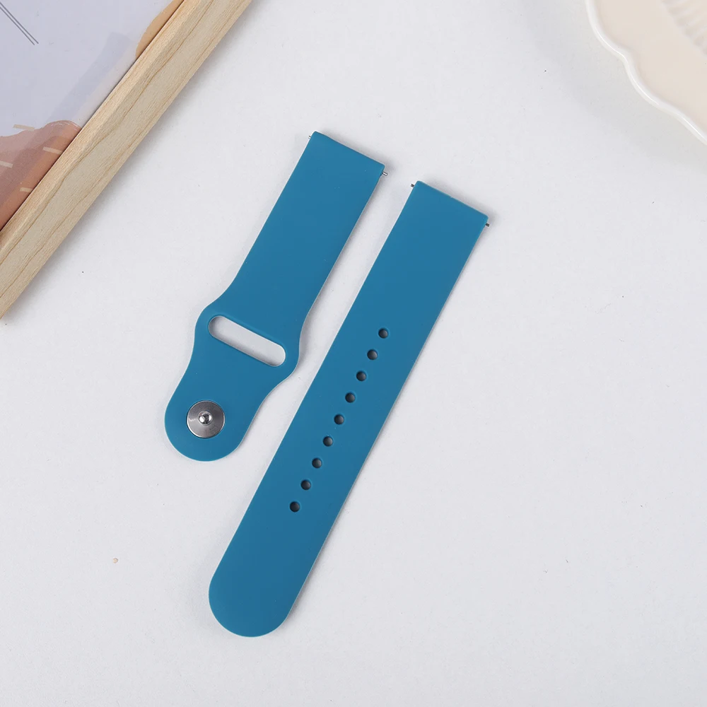 20mm/22mm Silicone Band For Amazfit GTS 3/2/2e/GTS2 Mini/GTR 42mm/47mm/GTR 3/3 Pro/2/2e Sport Watch Bracelet Amazfit Bip 6 Strap