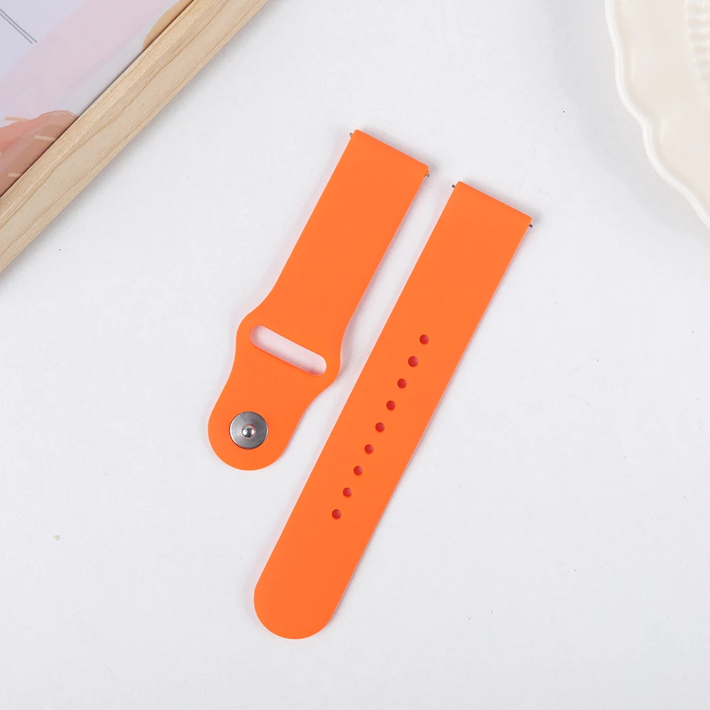 20mm/22mm Silicone Band For Amazfit GTS 3/2/2e/GTS2 Mini/GTR 42mm/47mm/GTR 3/3 Pro/2/2e Sport Watch Bracelet Amazfit Bip 6 Strap