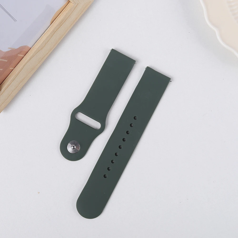 20mm/22mm Silicone Band For Amazfit GTS 3/2/2e/GTS2 Mini/GTR 42mm/47mm/GTR 3/3 Pro/2/2e Sport Watch Bracelet Amazfit Bip 6 Strap