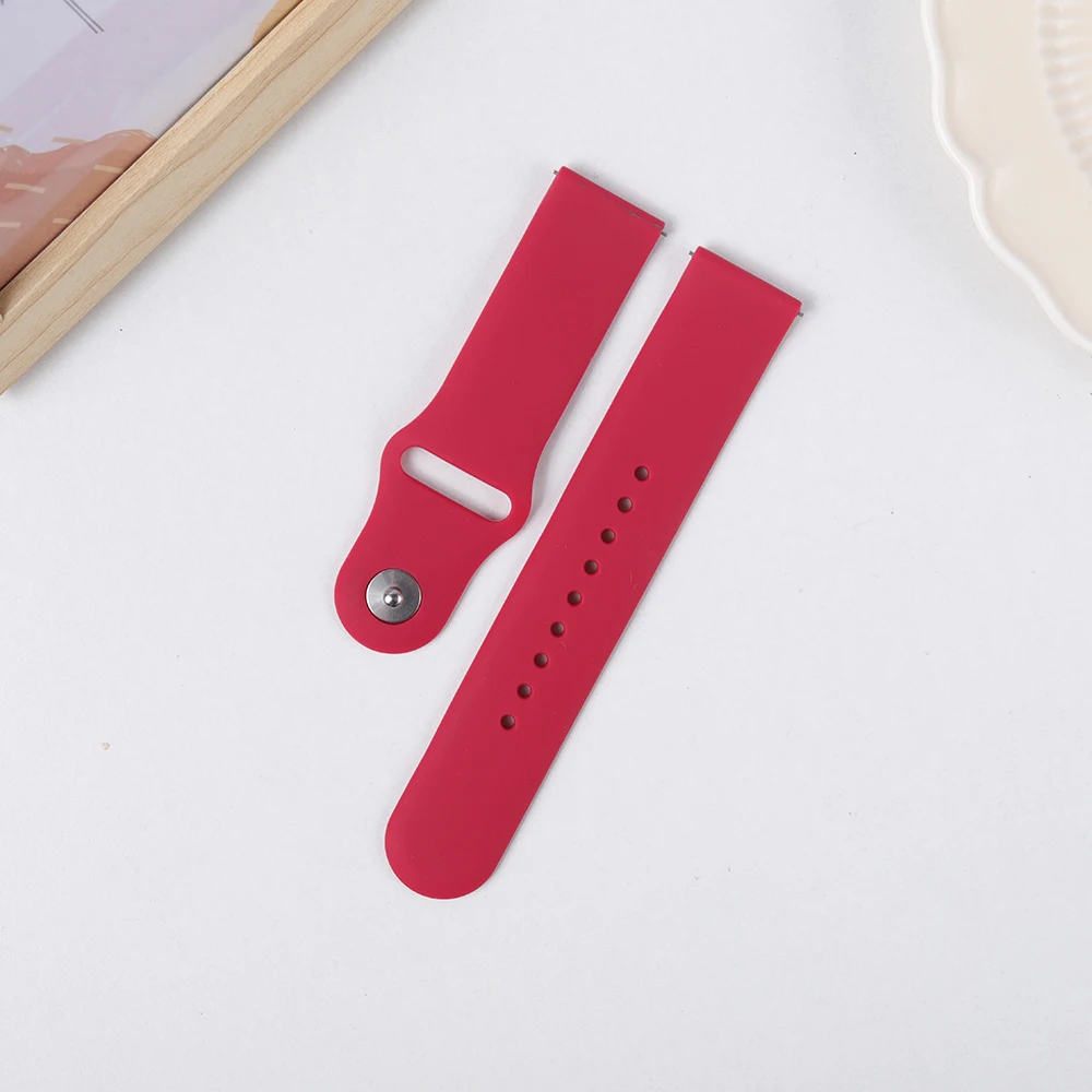 20mm/22mm Silicone Band For Amazfit GTS 3/2/2e/GTS2 Mini/GTR 42mm/47mm/GTR 3/3 Pro/2/2e Sport Watch Bracelet Amazfit Bip 6 Strap
