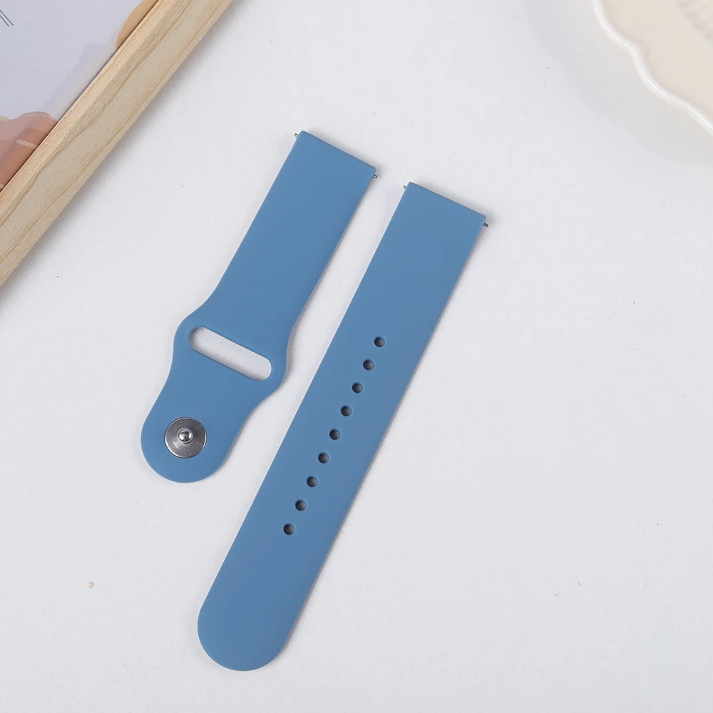 20mm/22mm Silicone Band For Amazfit GTS 3/2/2e/GTS2 Mini/GTR 42mm/47mm/GTR 3/3 Pro/2/2e Sport Watch Bracelet Amazfit Bip 6 Strap