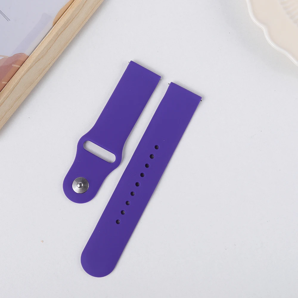20mm/22mm Silicone Band For Amazfit GTS 3/2/2e/GTS2 Mini/GTR 42mm/47mm/GTR 3/3 Pro/2/2e Sport Watch Bracelet Amazfit Bip 6 Strap