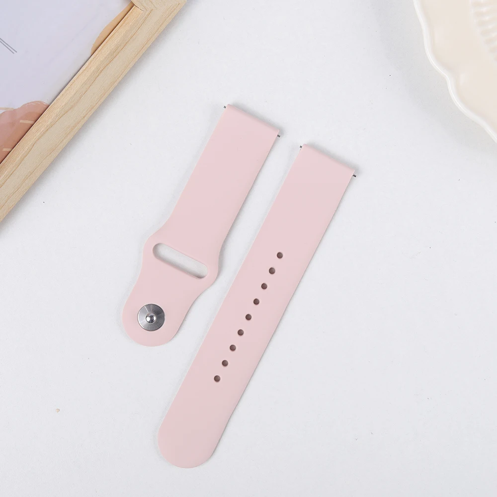 20mm/22mm Silicone Band For Amazfit GTS 3/2/2e/GTS2 Mini/GTR 42mm/47mm/GTR 3/3 Pro/2/2e Sport Watch Bracelet Amazfit Bip 6 Strap