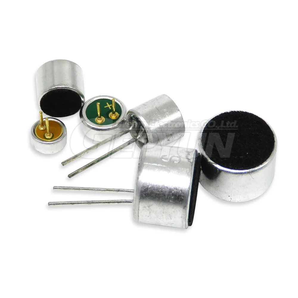 10pcs Microphone 6x5/9x7/4.5x2.2/6x2.2mm MIC Condenser Electret Microphone Pickup 52DB 56DB with 2pin MP3 Accessories
