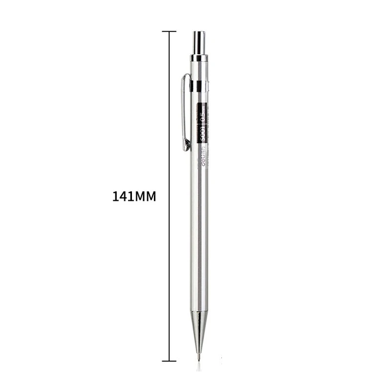 DELI High Quality Full Metal Mechanical Pencil 0.5/0.7 Lapices For Professional PaintingAnd Writing School Supplies