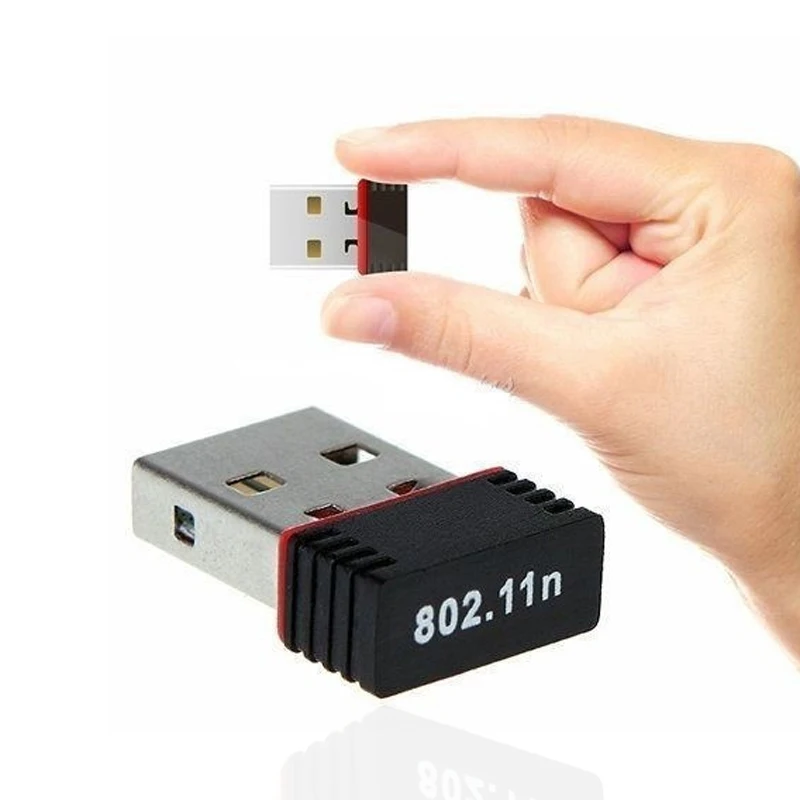 TEROW 150Mbps Network Card MT7601 Mini Wireless 2.4G Wifi Adapter WLAN USB2.0 2dBi for Tablet/PC/TV Box/CCTV/Desktop