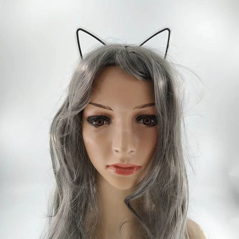 Luminous Cat Ears LED Hair Band Kawaii Accessories Cosplay Supplies Glowing Colorful Headband For Birthday Christmas