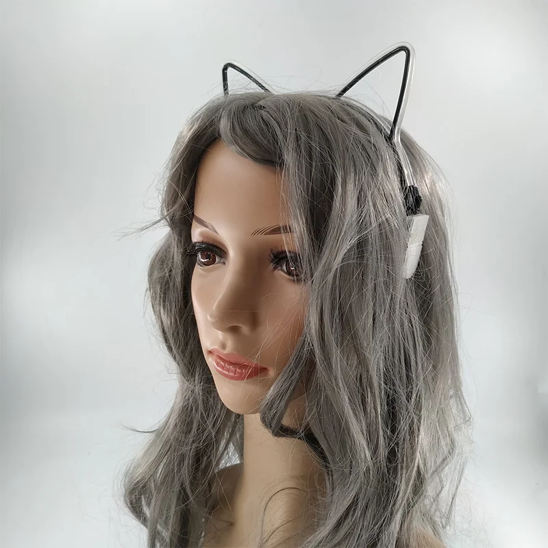 Luminous Cat Ears LED Hair Band Kawaii Accessories Cosplay Supplies Glowing Colorful Headband For Birthday Christmas