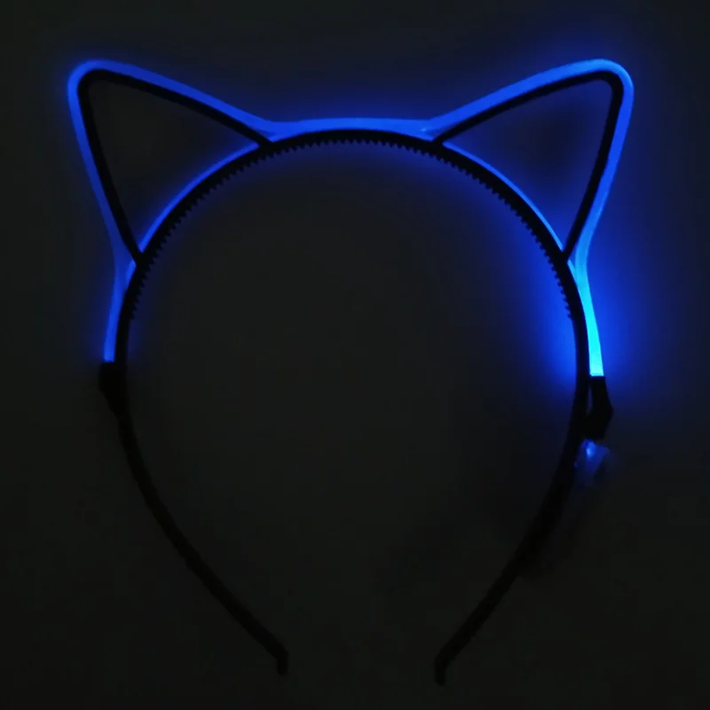 Luminous Cat Ears LED Hair Band Kawaii Accessories Cosplay Supplies Glowing Colorful Headband For Birthday Christmas