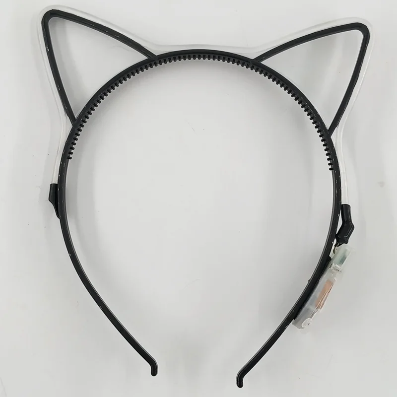 Luminous Cat Ears LED Hair Band Kawaii Accessories Cosplay Supplies Glowing Colorful Headband For Birthday Christmas