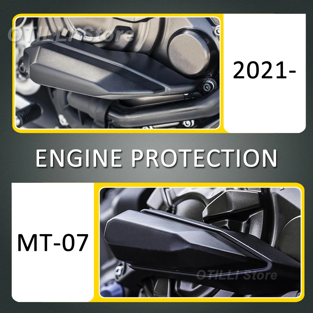 Motorcycle For YAMAHA MT07 MT-07 2024 2023 Tracer 700 XSR 700 2021 Engine Protection Side Sliders Crash Pad Falling Protector