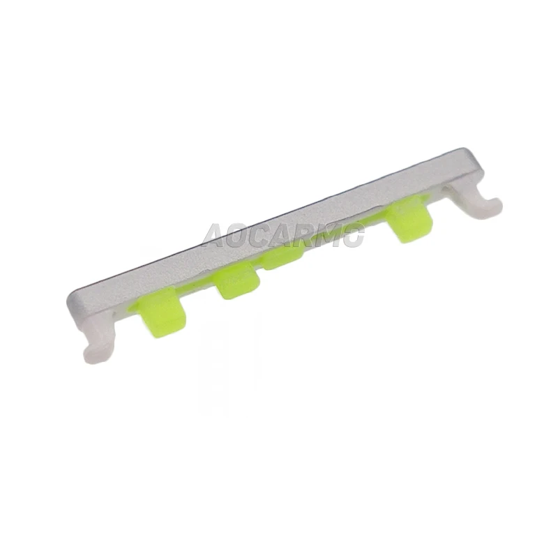 Aocarmo For Xiaomi Redmi Note 9 Pro Note9S Volume Up Down Button Side Switch Key Replacement Part
