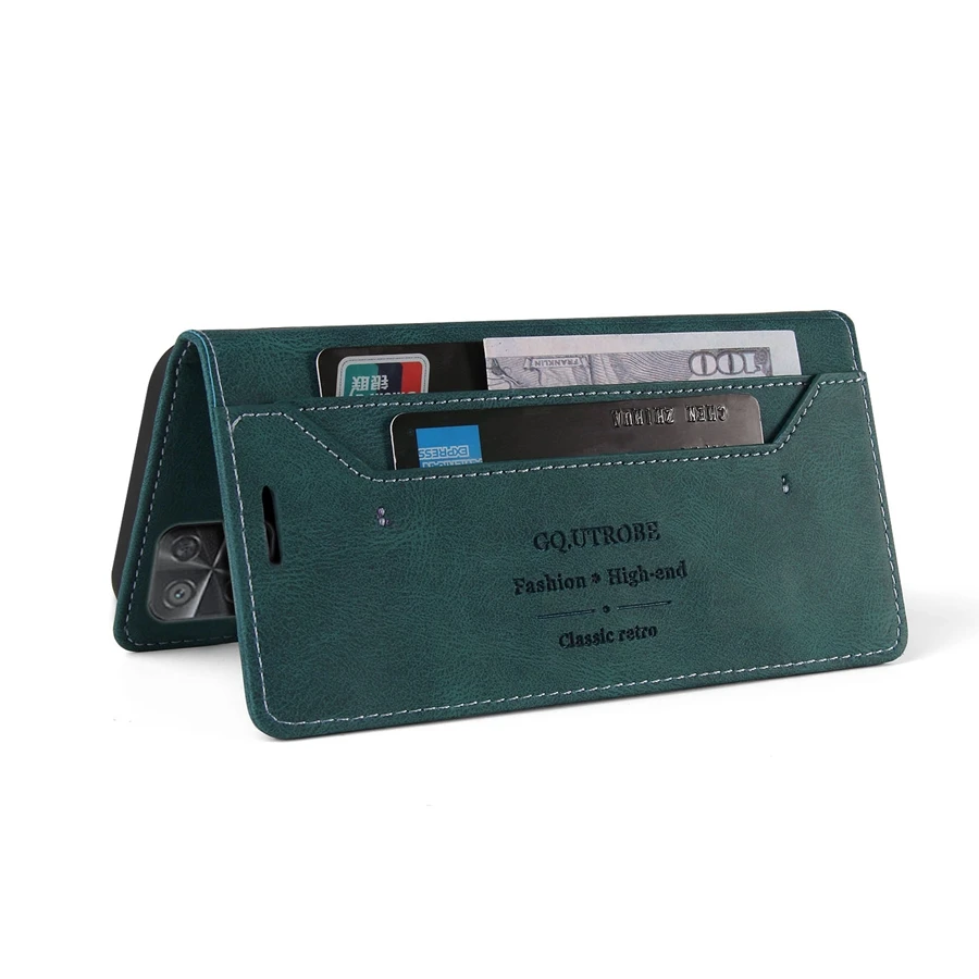 Wallet Card RFID Blocking Flip Leather Case For Xiaomi Poco C85 X7 F7 X6 F6 C65 M7 M6 X5 F5 F3 X3 13T 11T Redmi 10 9 9A 9C 9T