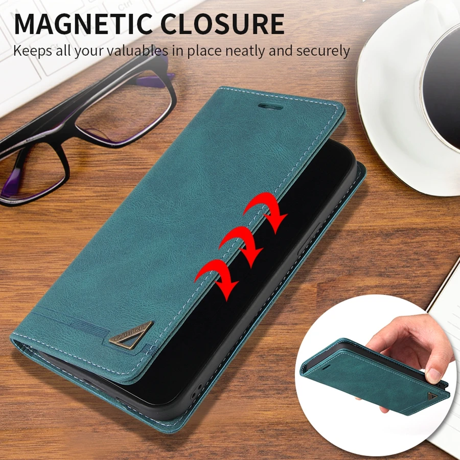 Wallet Card RFID Blocking Flip Leather Case For Xiaomi Poco C85 X7 F7 X6 F6 C65 M7 M6 X5 F5 F3 X3 13T 11T Redmi 10 9 9A 9C 9T