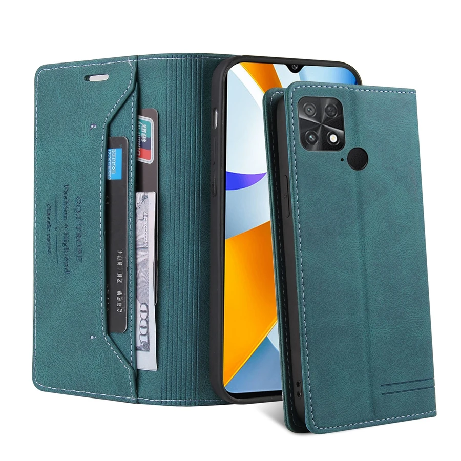 Wallet Card RFID Blocking Flip Leather Case For Xiaomi Poco C85 X7 F7 X6 F6 C65 M7 M6 X5 F5 F3 X3 13T 11T Redmi 10 9 9A 9C 9T