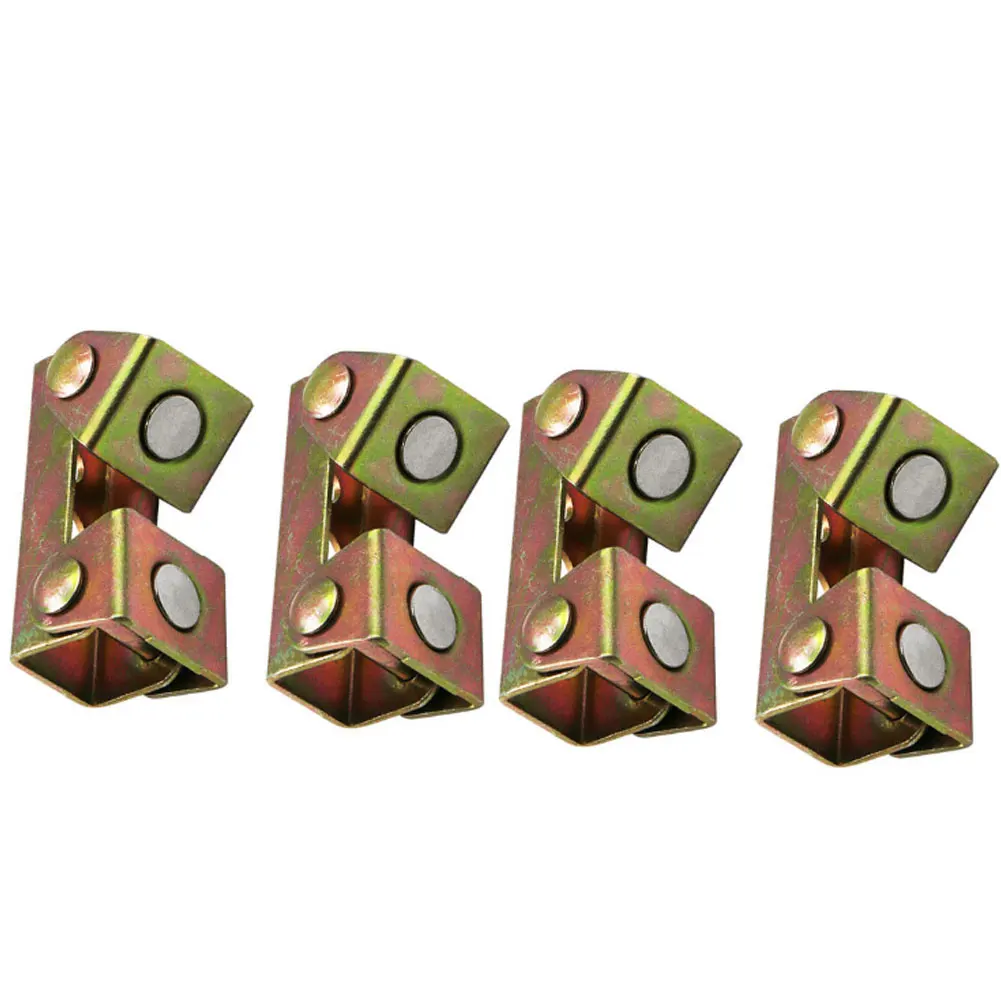 4pcs Magnetic V-Type Clamps V-Shaped Welding Holder Welding Fixture Adjustable Magnetic V-Pads Hand Tools Metal Working Tool