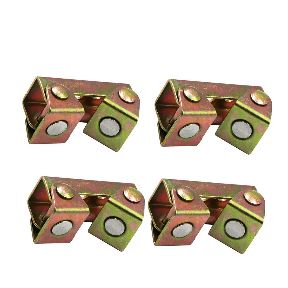 4pcs Magnetic V-Type Clamps V-Shaped Welding Holder Welding Fixture Adjustable Magnetic V-Pads Hand Tools Metal Working Tool