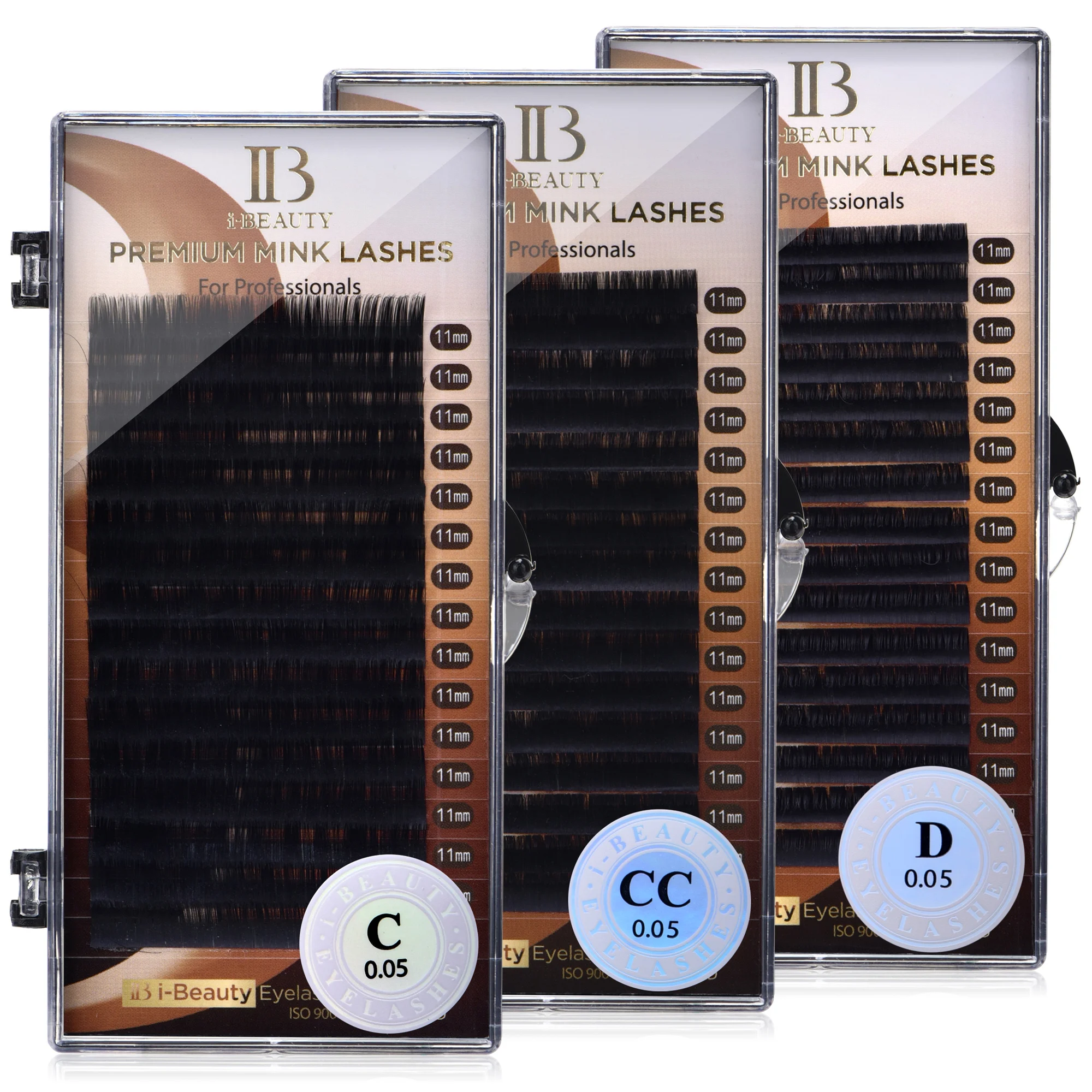 I Beauty 0.07mm Thickness SS Bend Eyelash Extension Premium Real Mink Eyelashes CC D Curl IBeauty Volume Lash Original IB Korea