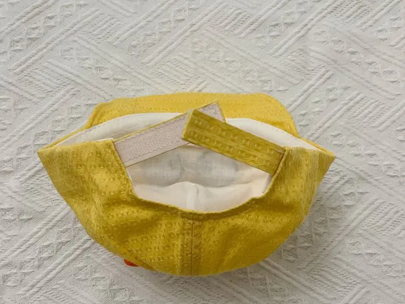 2 Styles Summer Kids Mesh Baseball Caps Baby Lovely Cartoon Duck Cotton Hats Girl Boys Outdoor Sunshade Headwear 1-10M