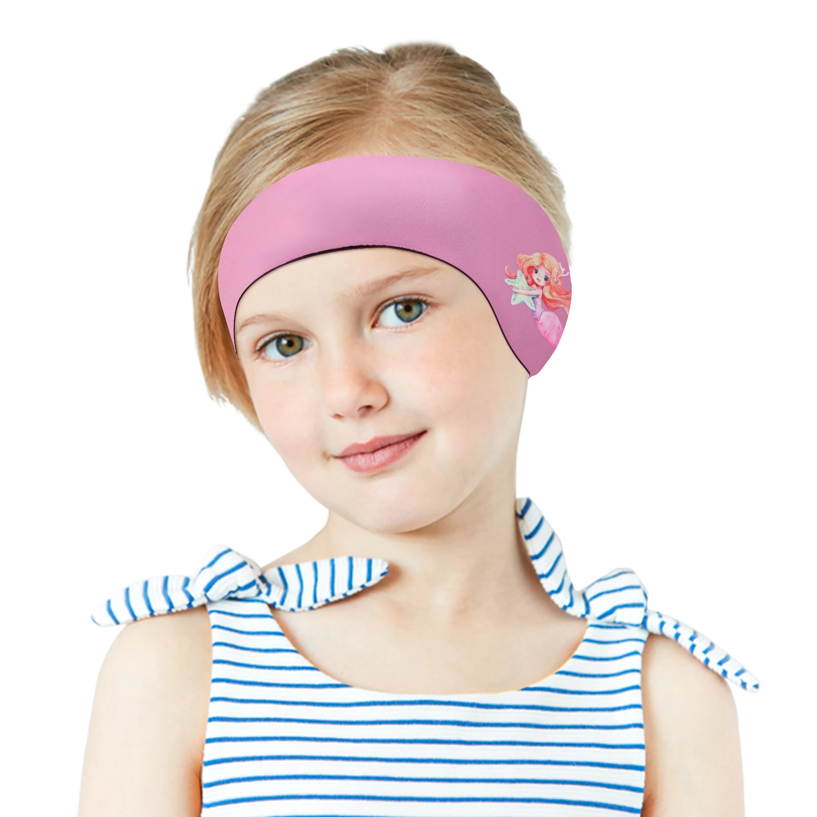 Waterproof Swimming Headband for Kids Adjustable Keep Water Out Ear Protection Band for Bathing Swimming Diving Ear Band