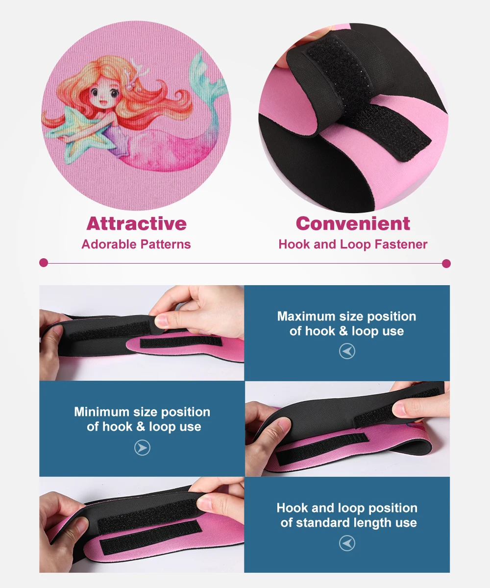Waterproof Swimming Headband for Kids Adjustable Keep Water Out Ear Protection Band for Bathing Swimming Diving Ear Band