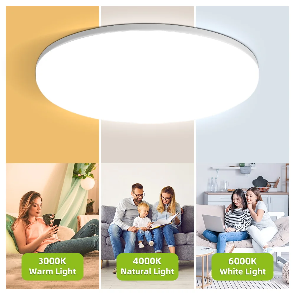 Led Ceiling Lamp Modern Ceiling Chandelier 220V Led Panel Lighting Fixture For Bedroom Kitchen Home Ultra Thin Ceiling Lights