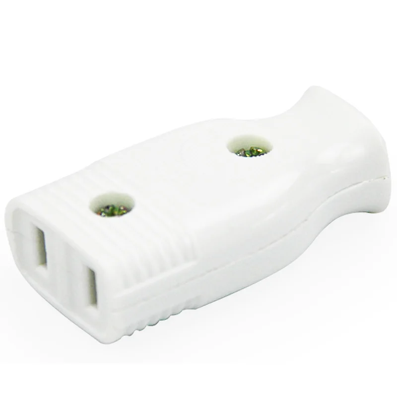 White Red Yellow Green Black America Bakelite 2Pole 15A Male US Wiring Plug Female Socket Japan Power Strip Rewirable Cable Plug