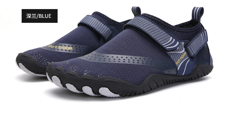 Unisex Swimming Water Shoes Men Barefoot Outdoor Beach Sandals Upstream Aqua Shoes Plus Size Nonslip River Sea Diving Sneakers